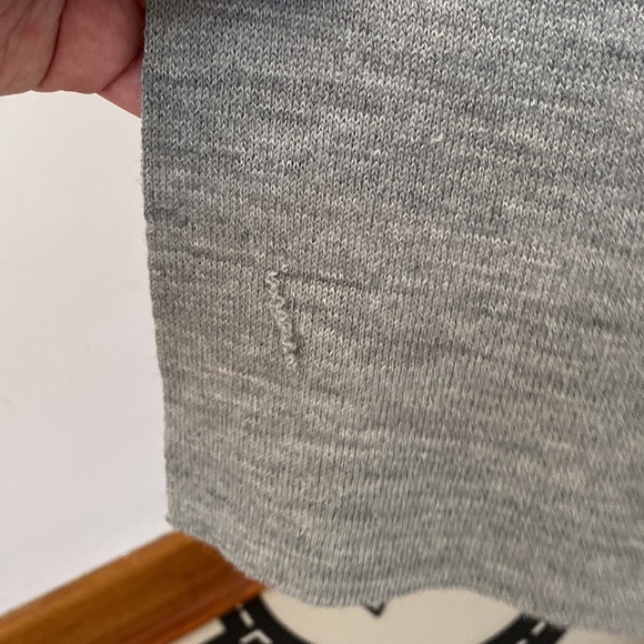 Long Grey Cardigan with Stripe detailing - Picture 4 of 7